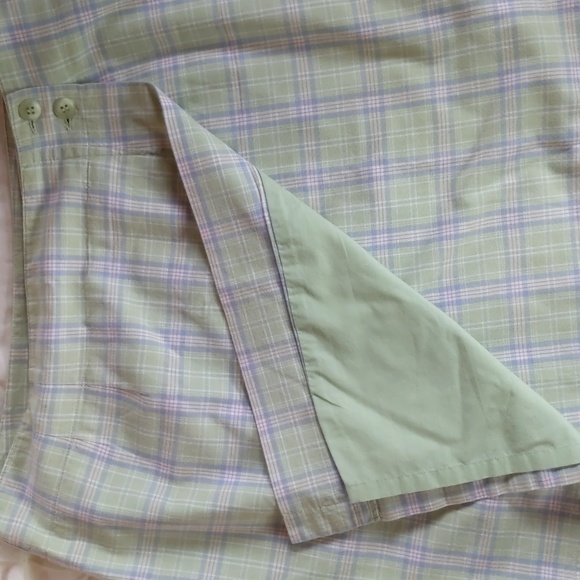 skirt, sz 12p, wrap around w/white tee - Picture 5 of 6